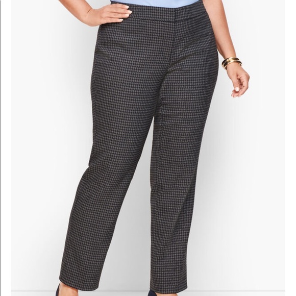 Plus size tweed houndstooth straight leg pants size: 18Wp - Picture 1 of 3